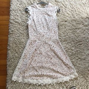 White lace dress